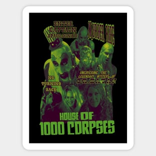 House Of 1000 Corpses, Cult Horror. (Version 1) Sticker